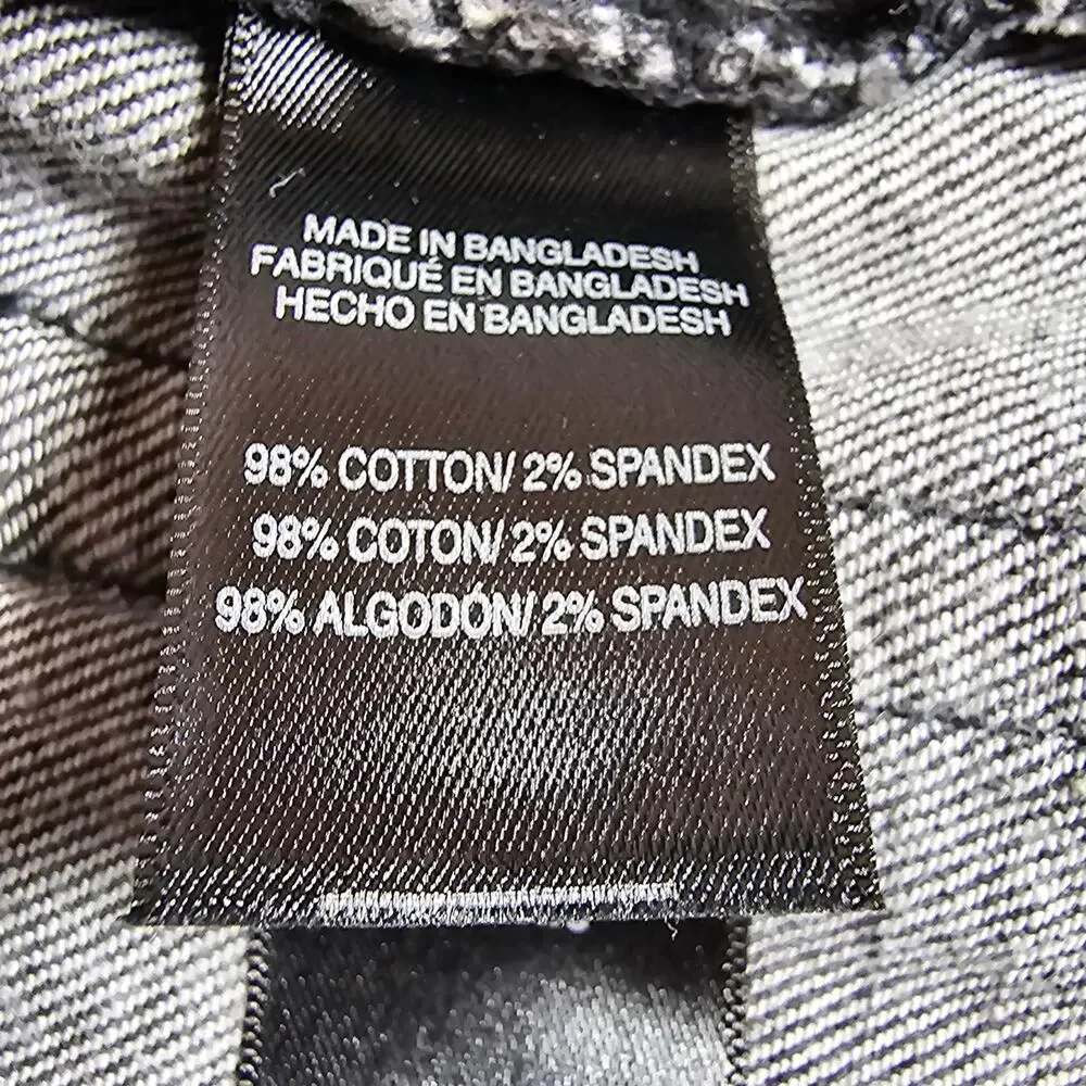 Kenneth Cole Mens size 32/30 Slim Fit Low Rise Stretch Denim Jeans Black NEW